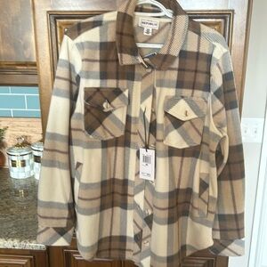 For the Republic   flannel shirt size medium new with tags